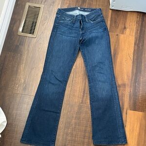 7 For All Mankind Women's Indigo flare Denim